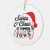 Kerstman Kerstvakantie Ornament (Links)