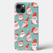 Kerstman kerstvakantie patroon Case-Mate iPhone case (Achterkant)