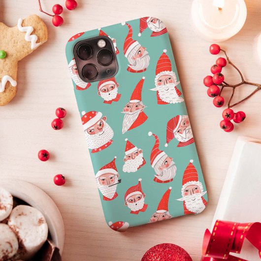 Kerstman kerstvakantie patroon Case-Mate iPhone case