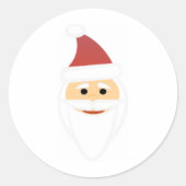 Kerstman Kerstvakantie Sticker (Voorkant)