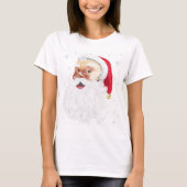 Kerstman Kerstvakantie T-shirt (Voorkant)