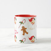 Kerstman Kerstvakantie Vintage Mok (Midden)