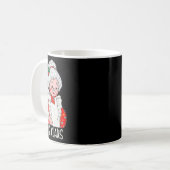 Kerstman Kerstvrouw Kerstmis Koppel Matchende Koffiemok (Voorkant links)