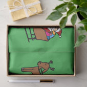 Kerstman kerstweefselpapier tissuepapier (Geschenk)
