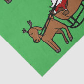 Kerstman kerstweefselpapier tissuepapier (Detail)