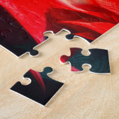Kerstman kijkt naar je legpuzzel (Zijkant)