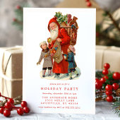  kerstman Kinder feestdag Kaart