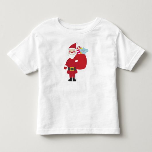 Kerstman Kinder Shirts (Voorkant)