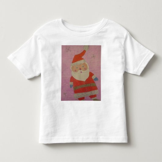 kerstman kinder shirts (Voorkant)