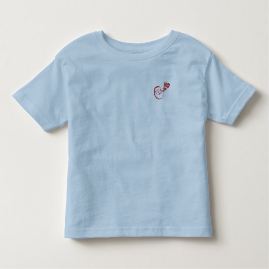 kerstman kinder shirts (Voorkant)