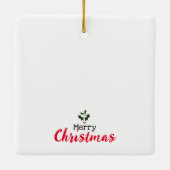 Kerstman Kinderen Kerst Foto Ornament (Achterkant)