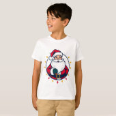 Kerstman Kinderen t-shirt (Voorkant volledig)