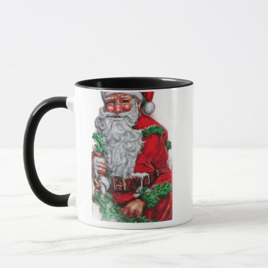 Kerstman Klassieke Mok, 325 ml Mok (Links)