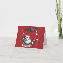 Kerstman Klauwen Rood Kaart