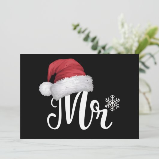 Kerstman Kleden Kerst Kersttrui Sinterklaas Feestdagenkaart (Staand voorkant)