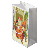  kerstman klein cadeauzakje (Voorkant Gekanteld)