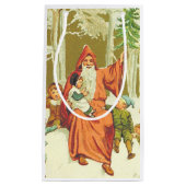  kerstman klein cadeauzakje (Voorkant)