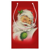 kerstman klein cadeauzakje (Achterkant)