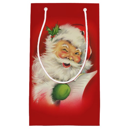 kerstman klein cadeauzakje (Voorkant)