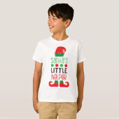 Kerstman Kleine Helper Kerstmis T-shirt (Voorkant volledig)