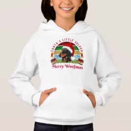 Kerstman Kleine Jankeeper, Grappige Dachshond Kers