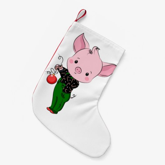 kerstman kleine kerstsok (Voorkant (Hangend))