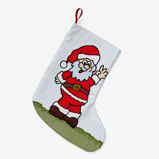 kerstman kleine kerstsok (Voorkant (Hangend))