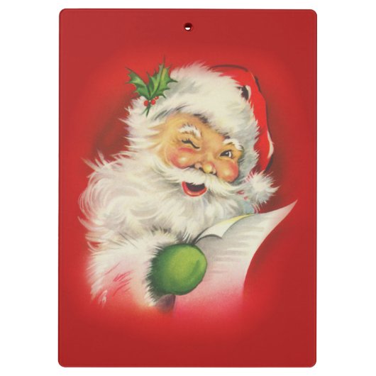  kerstman klembord (Achterkant)