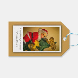 Kerstman Klimmen de Kerstboom, Custom Cadeaulabel