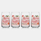 Kerstman Klinkt Kannen Blikvorm Glas (Achterkant)