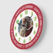 Kerstman klok kerstavond (Hoek)