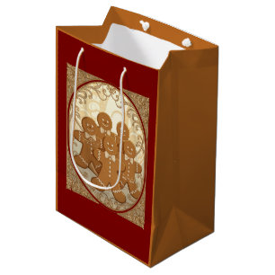 Kerstman Koekjes Kerstmis Art Nouveau Medium Cadeauzakje