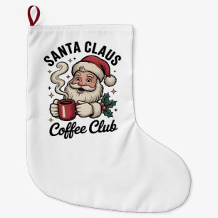 Kerstman Koffieclub Cafeïne Kerstmis Grote Kerstsok