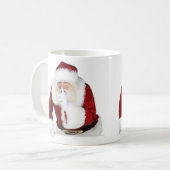 kerstman koffiemok (Voorkant links)