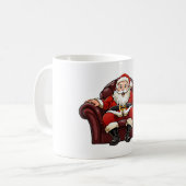 Kerstman Koffiemok (Voorkant links)