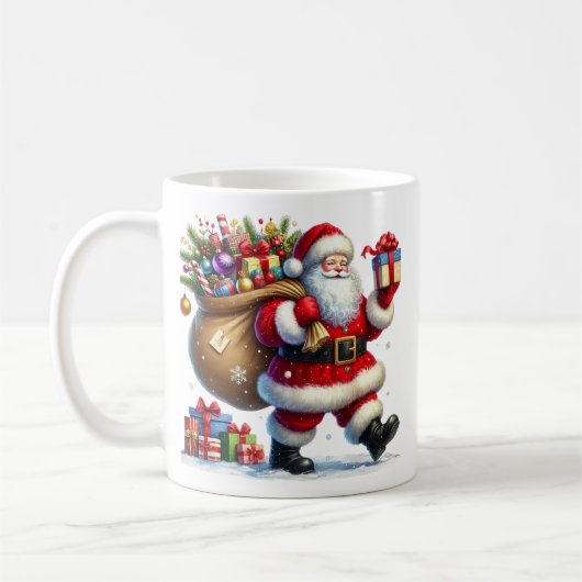 Kerstman koffiemok (Links)