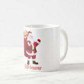 kerstman koffiemok (Voorkant rechts)