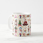 kerstman koffiemok (Voorkant links)