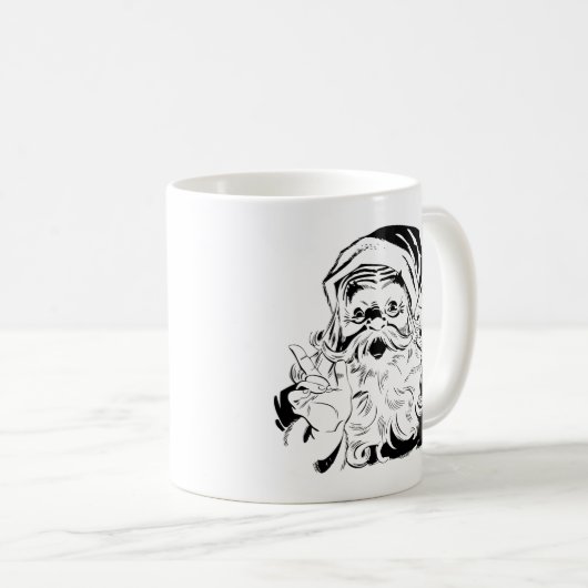  kerstman koffiemok (Voorkant rechts)