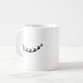 Kerstman koffiemok (Voorkant links)