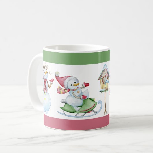 Kerstman Koffiemok (Voorkant links)