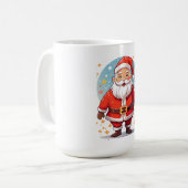 Kerstman Koffiemok (Voorkant links)