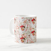 Kerstman koffiemok vintage (Voorkant links)