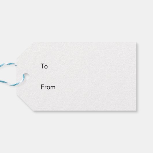 Kerstman Koffietijd Cadeaulabel (Achterkant Horizontaal)