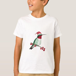 Kerstman kolibrie t-shirt