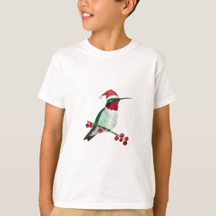 Kerstman kolibrie t-shirt
