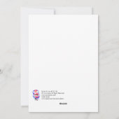 Kerstman komt #121130 feestdagenkaart (Achterkant)