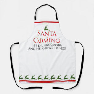 Kerstman komt eraan   Grappig Kerst Schort