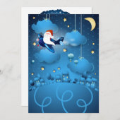 Kerstman komt  kaart (Voorkant / Achterkant)