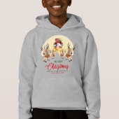Kerstman komt | Kids Pullover Hoodie (Voorkant)